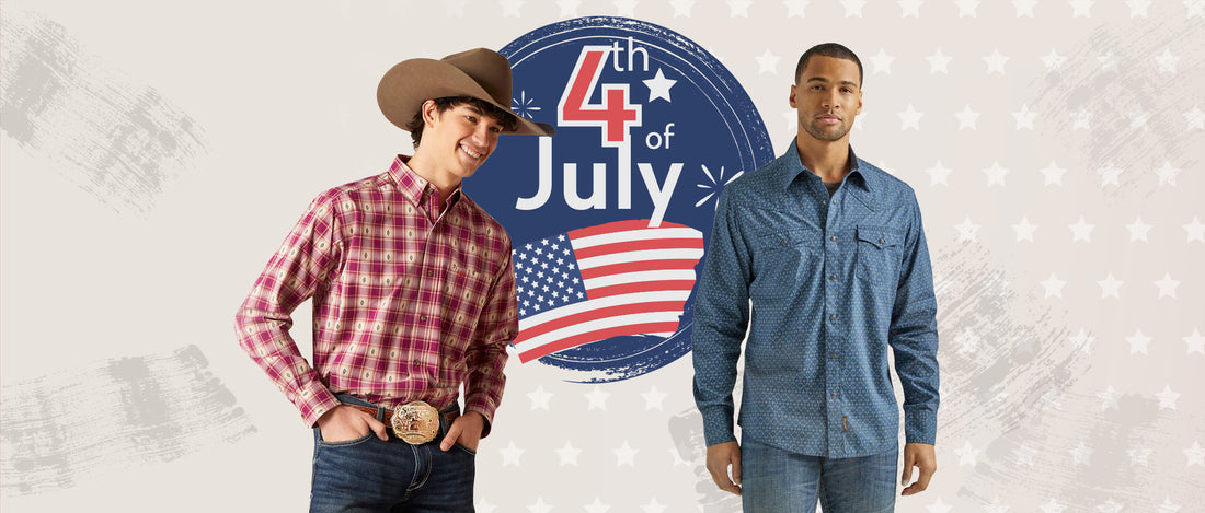 Why are the colors blue, red, and white emblematic on July 4th?