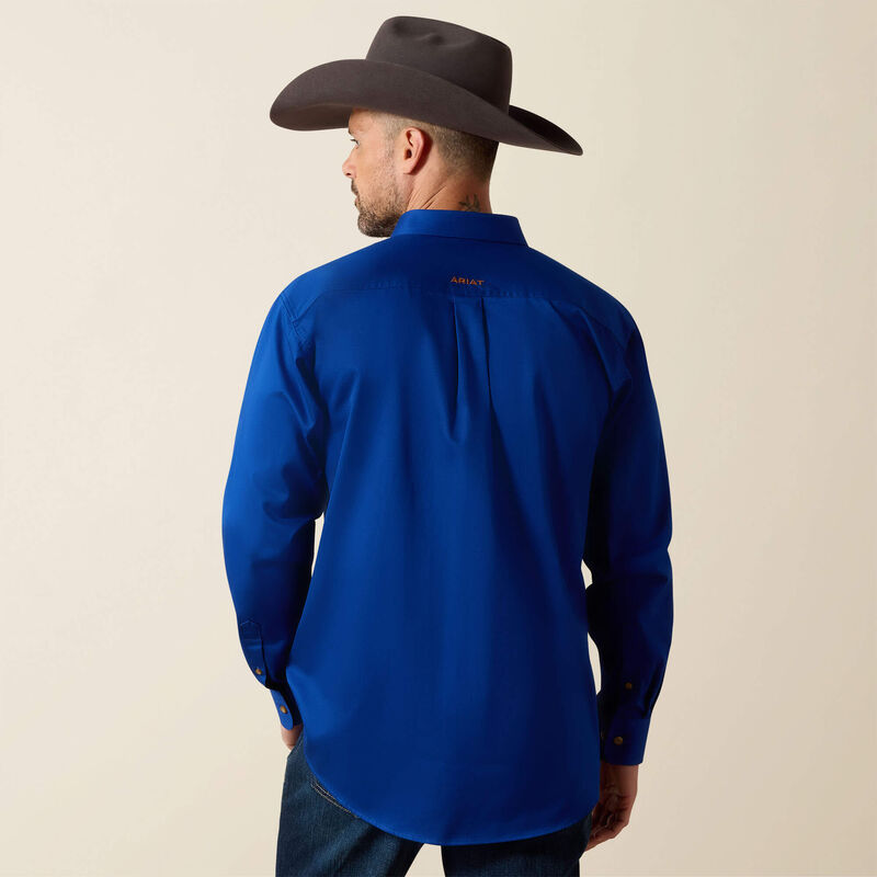 Solid Twill Classic Fit Ultramarine Shirt