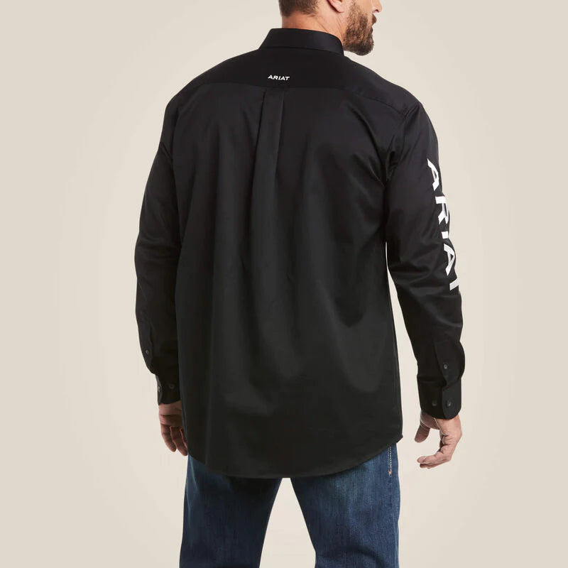 Team Logo Twill Classic Fit Long Sleeve Shirt