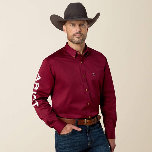 10027995 Team Logo Twill Classic Fit Shirt