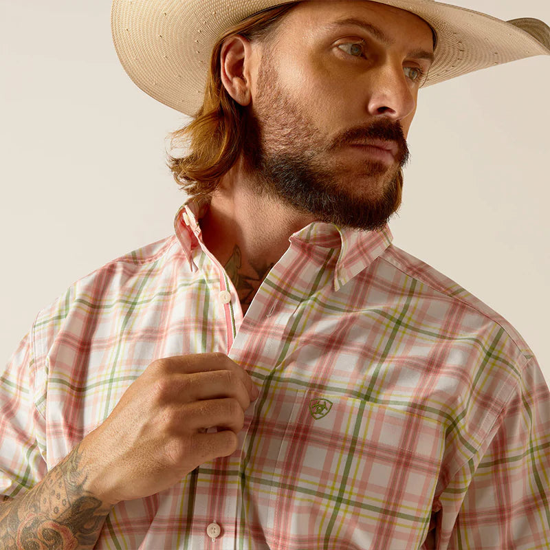 Truman Classic Tea Rose Plaid Shirt - 10048359
