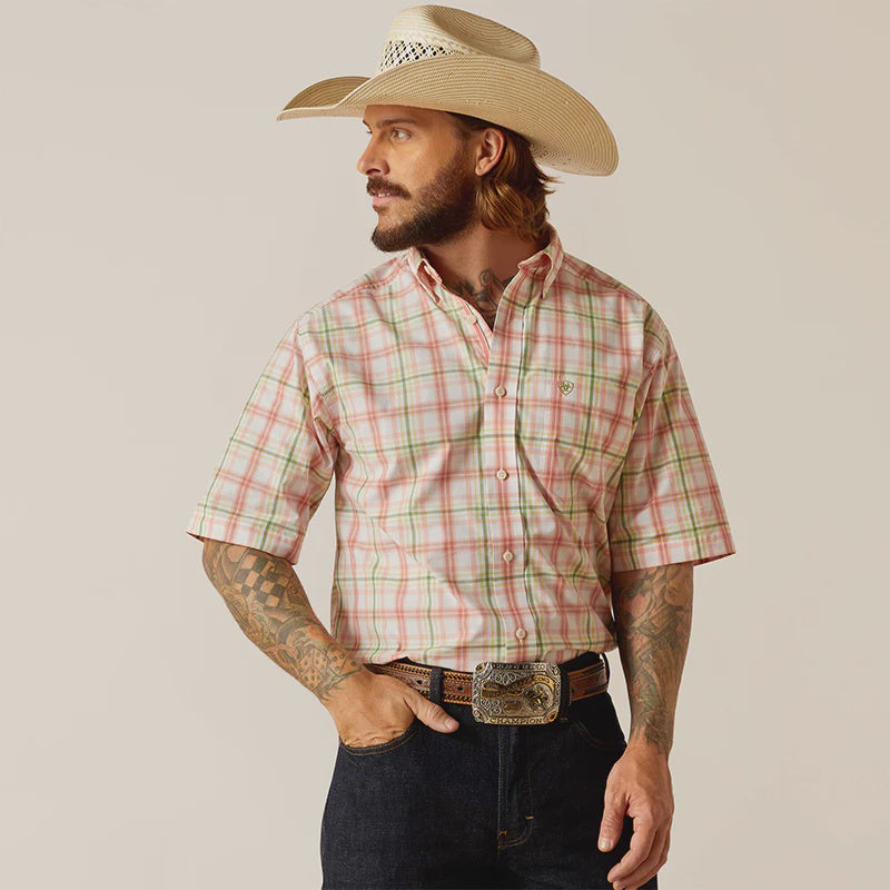 Truman Classic Tea Rose Plaid Shirt - 10048359