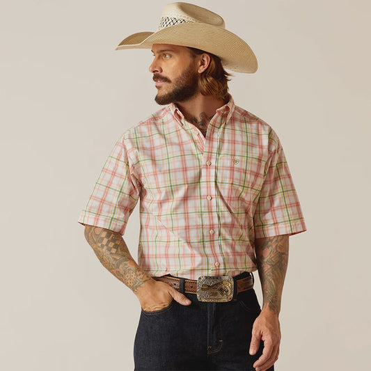 Truman Classic Tea Rose Plaid Shirt - 10048359