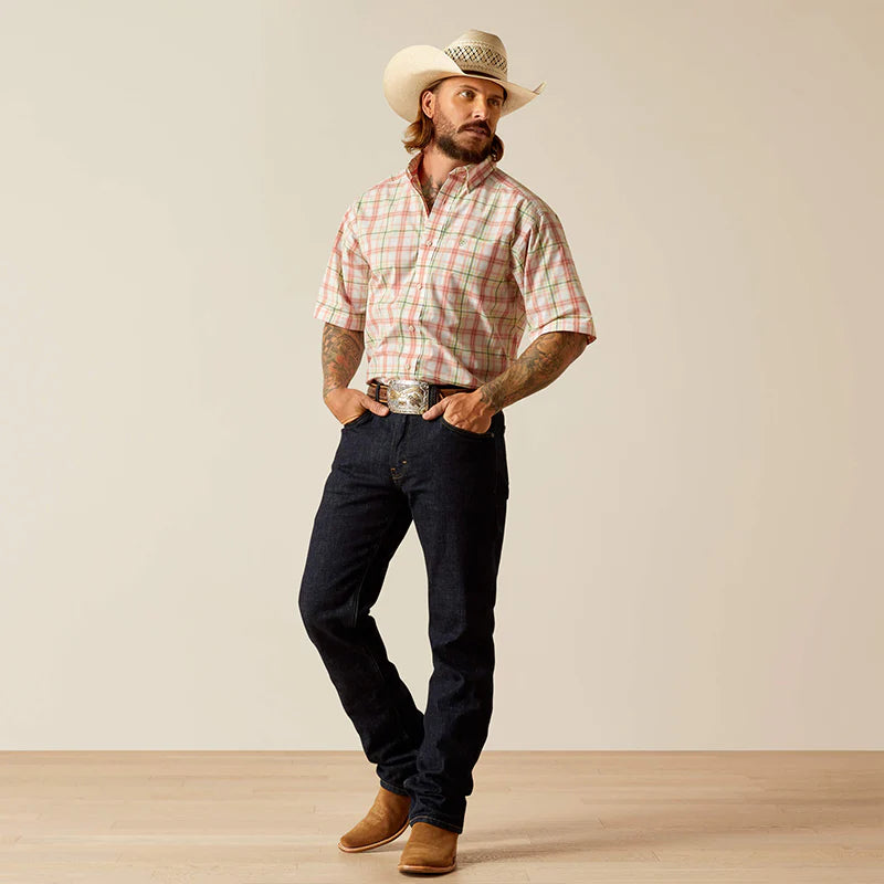 Truman Classic Tea Rose Plaid Shirt - 10048359