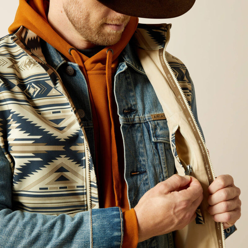 Logo Softshell White Pepper Southwest Vest