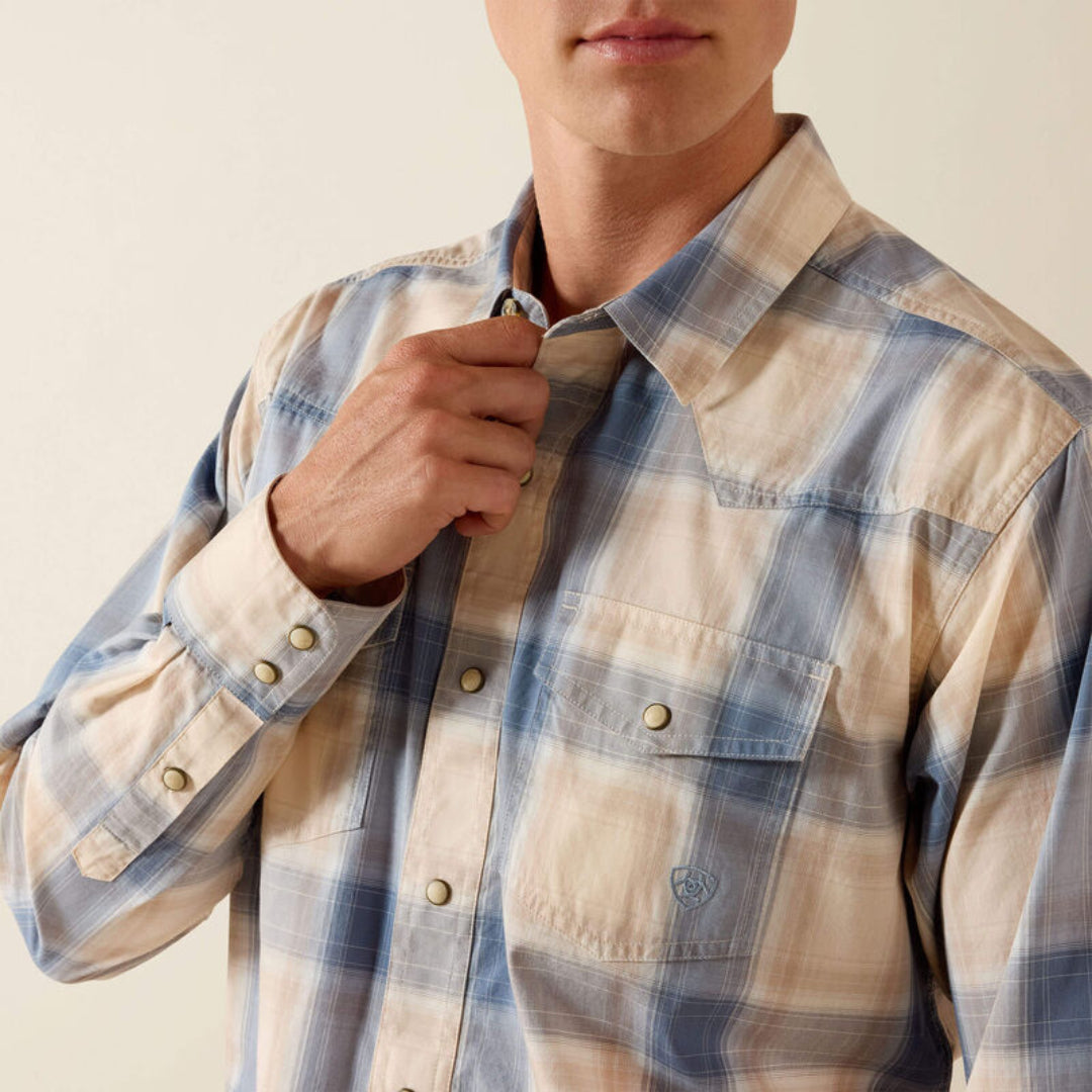 Retro Horace Fitted Snap Shirt 10071619