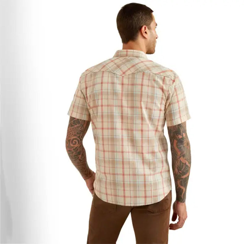 10054702 Horton Short Sleeve Shirt Light Brown
