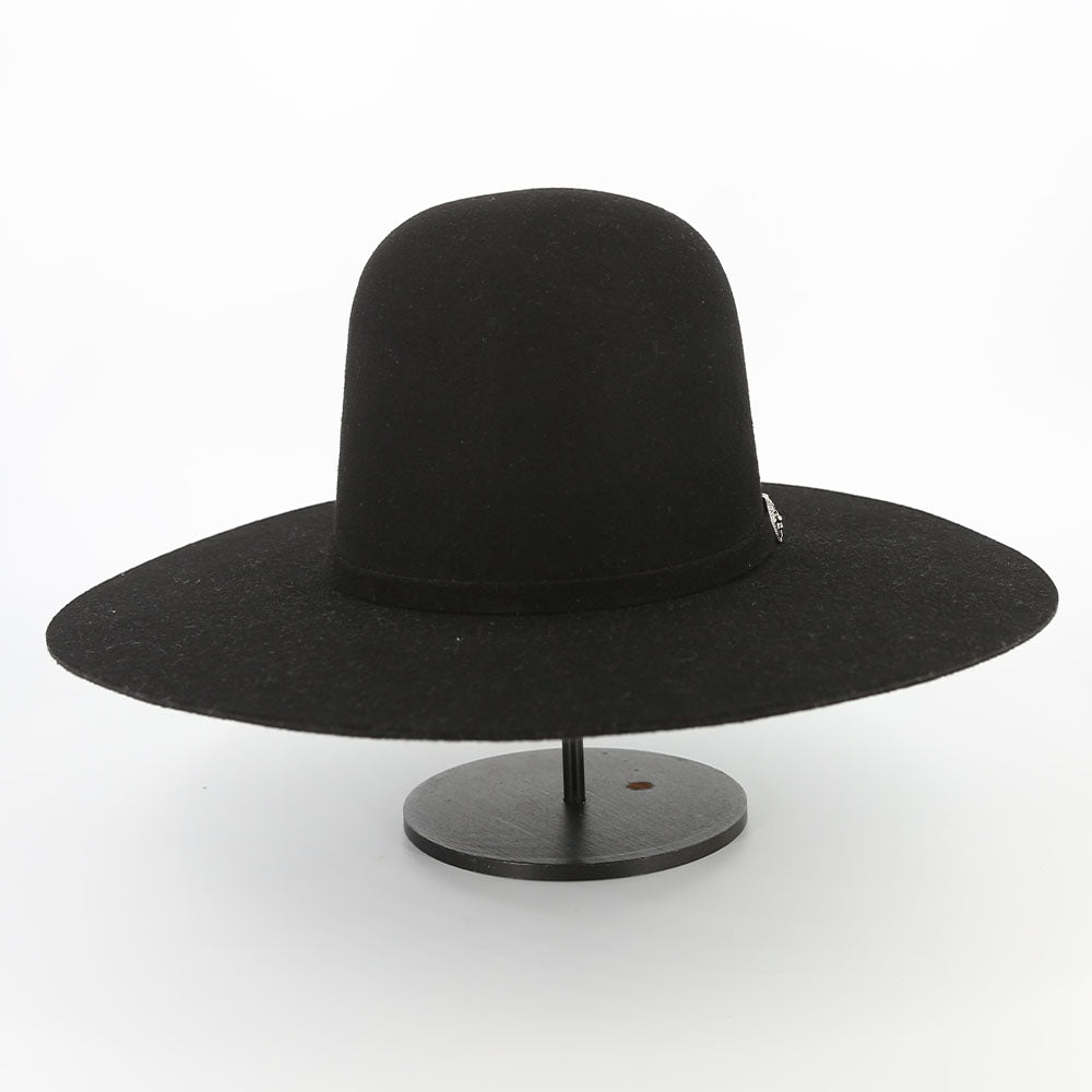 Texana 6X Open Crown Black