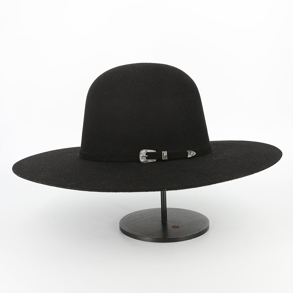 Texana 6X Open Crown Black
