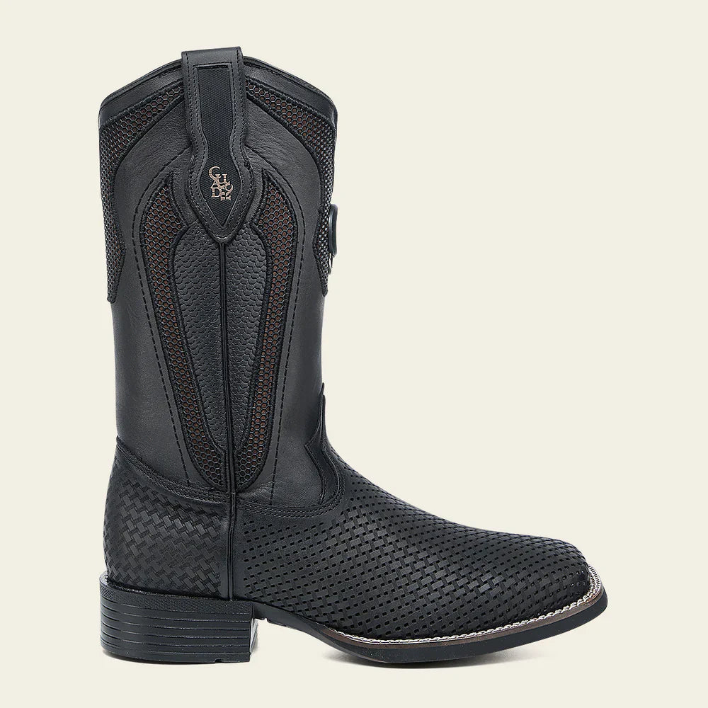Black Oxford Square Boot
