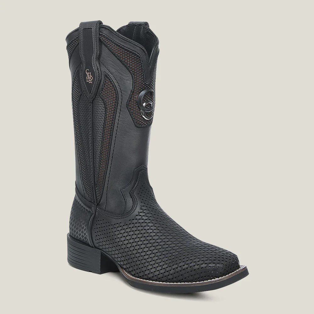 Black Oxford Square Boot