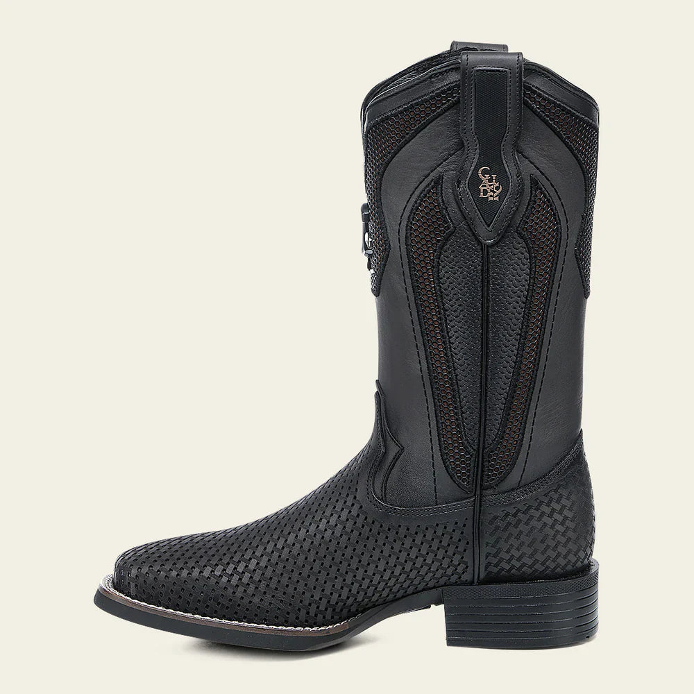 Black Oxford Square Boot