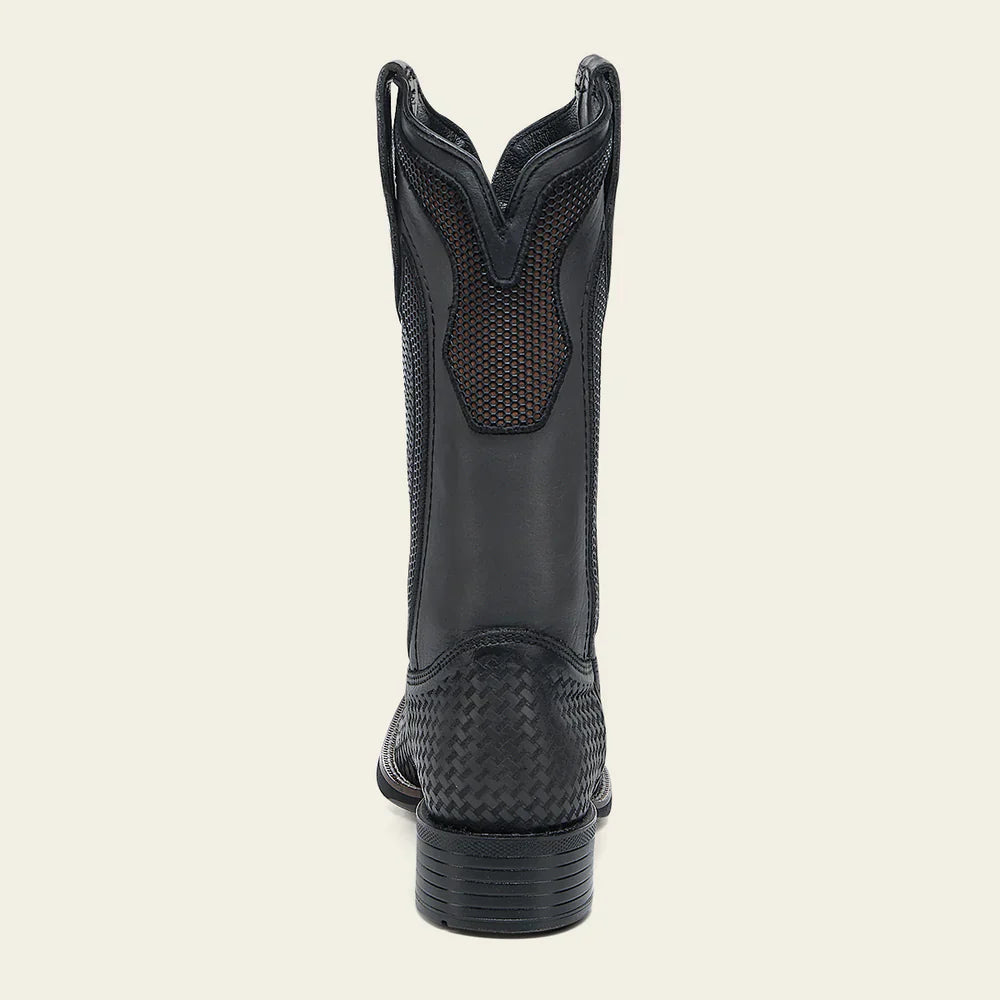 Black Oxford Square Boot