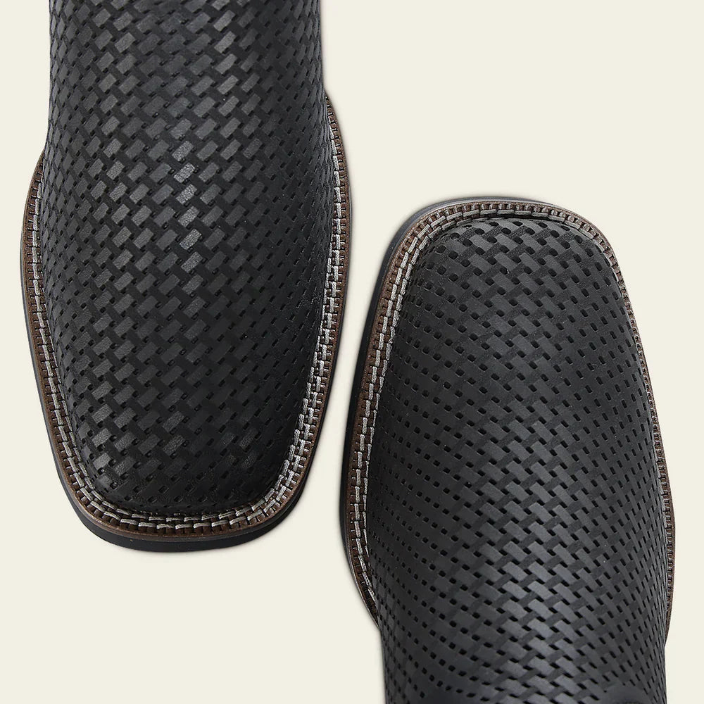Black Oxford Square Boot