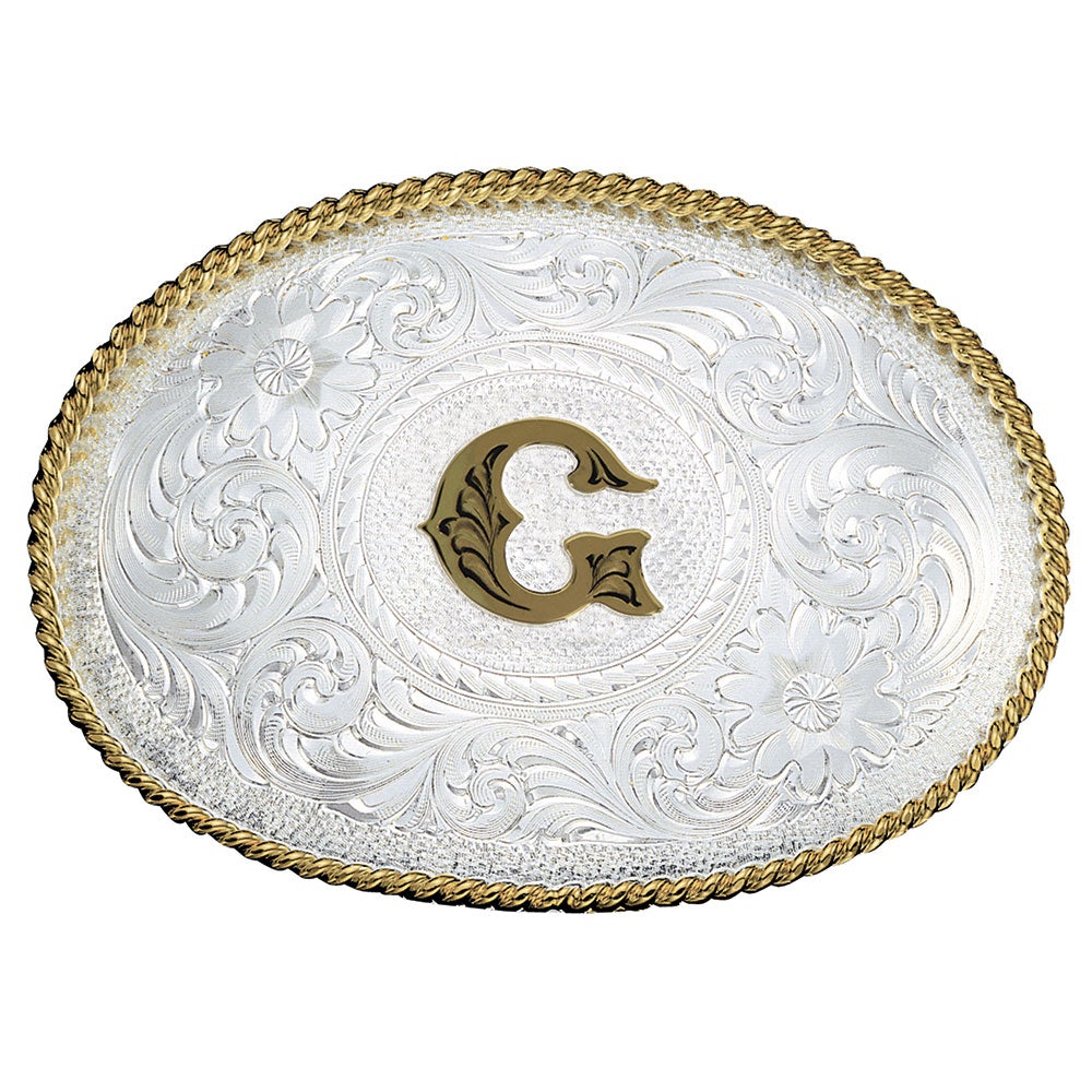 700 A-Z Initial Engraved Buckle