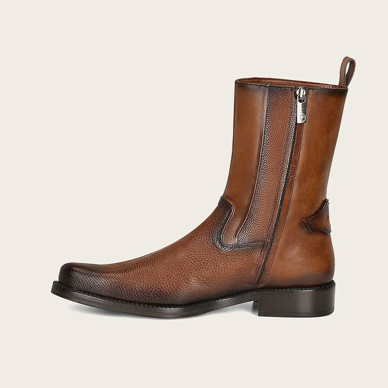 Honey Deer Zipper - Round Toe