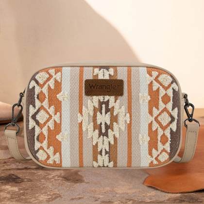 Sherpa Aztec Canvas Crossbody Green