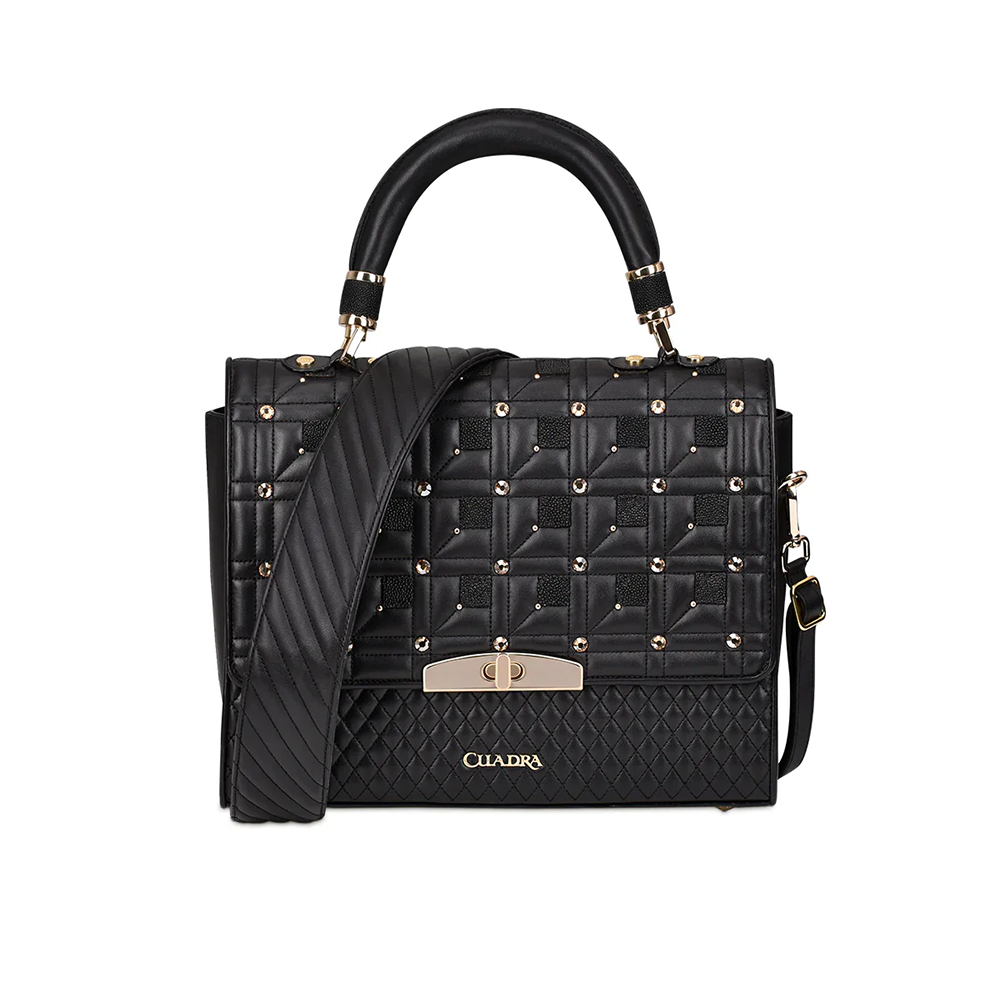 Black Stingray Leather Bag