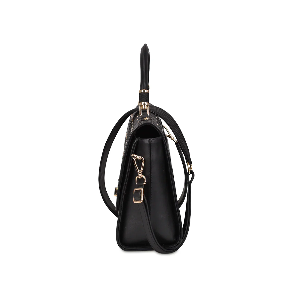 Black Stingray Leather Bag
