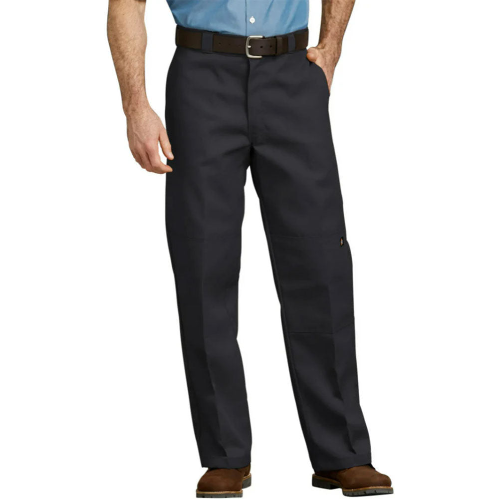Black Loose Fit Double Knee Work Pants | DICKIES 85283BKhay u