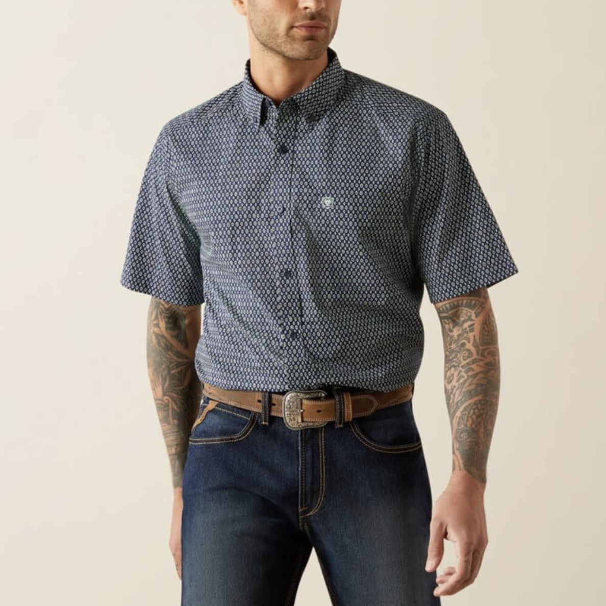 Clark Classic Fit Shirt Navy