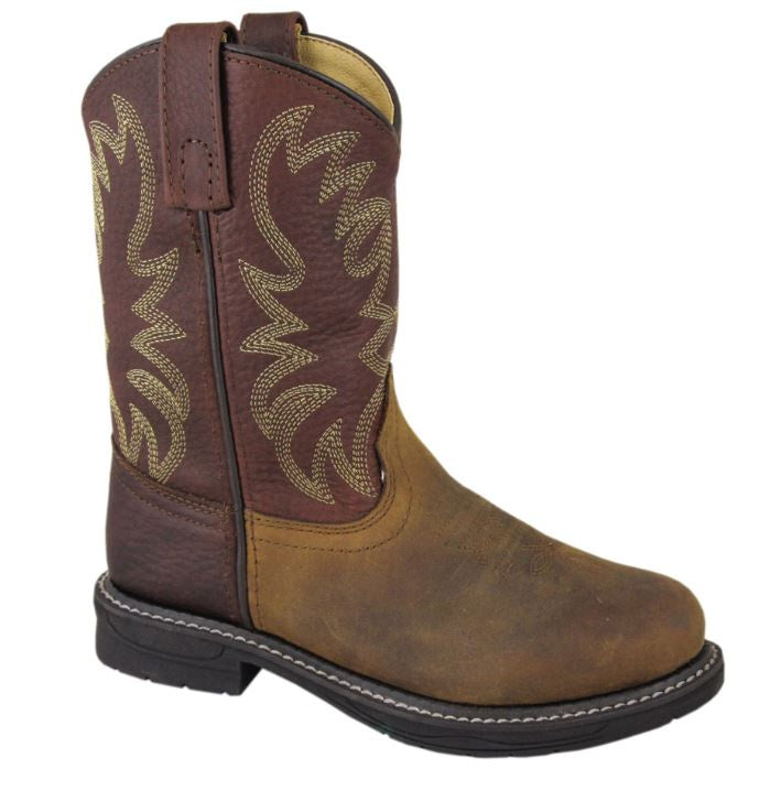 Smoky Mountain Boys' Buffalo Wellington Western Boots - Round Toe | 2470C