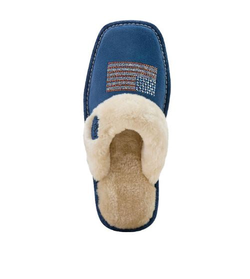 Jackie Square Toe Exotic Platfrom Slippers
