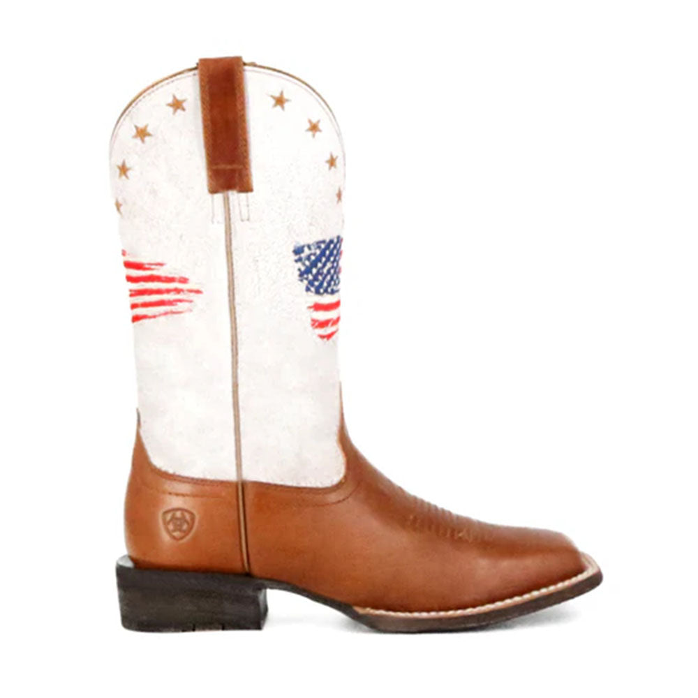 Circuit Patriot white Western Boots