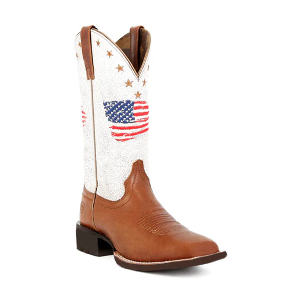 Circuit Patriot white Western Boots