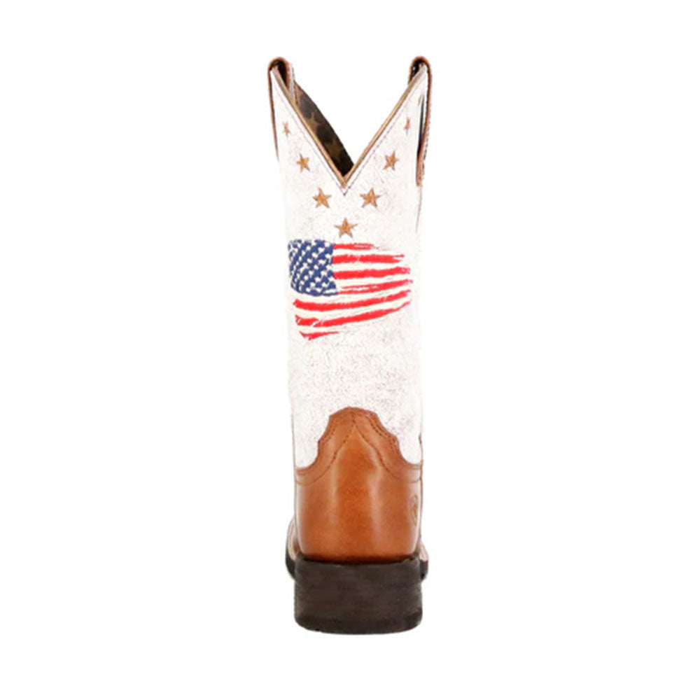 Circuit Patriot white Western Boots