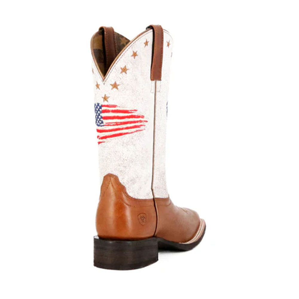 Circuit Patriot white Western Boots