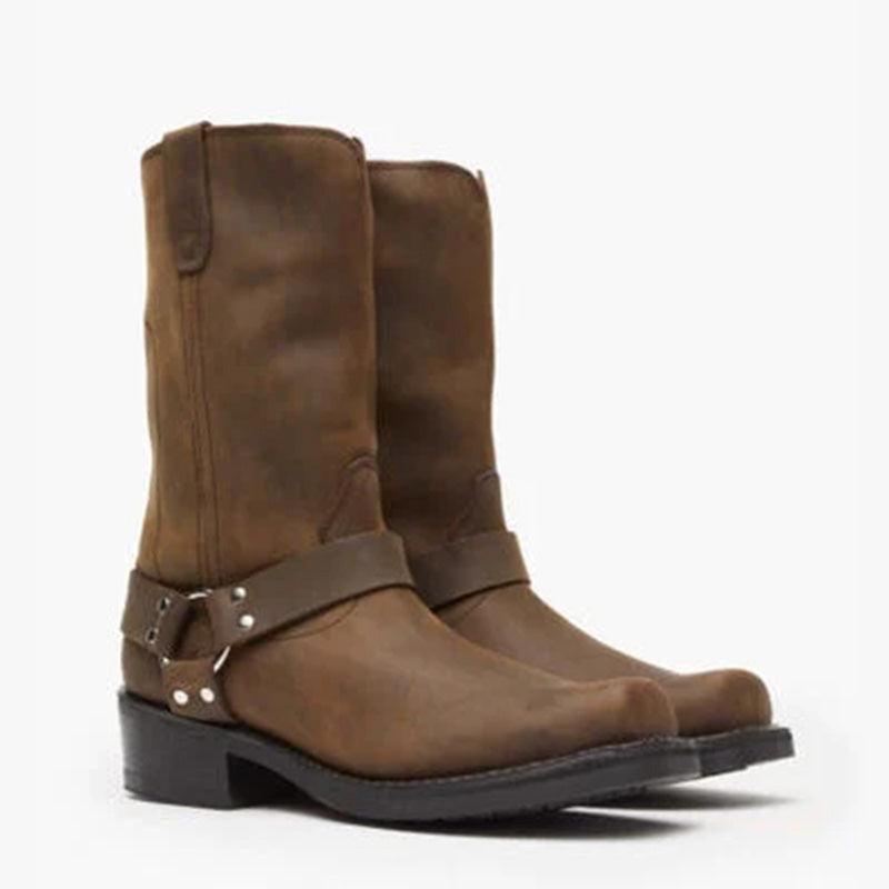 Brown Harness Boot