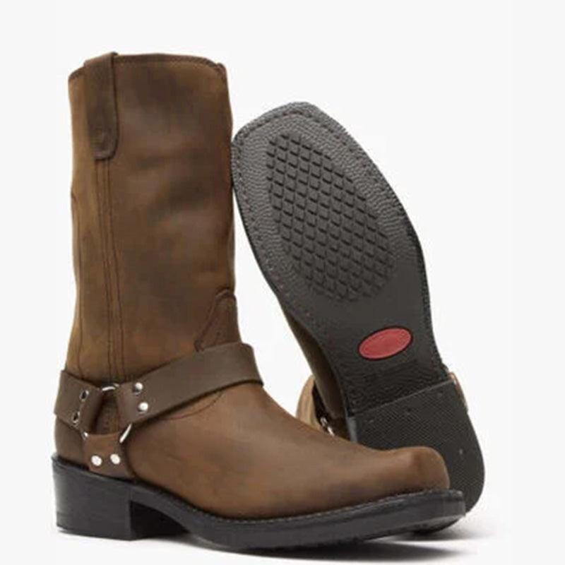Brown Harness Boot