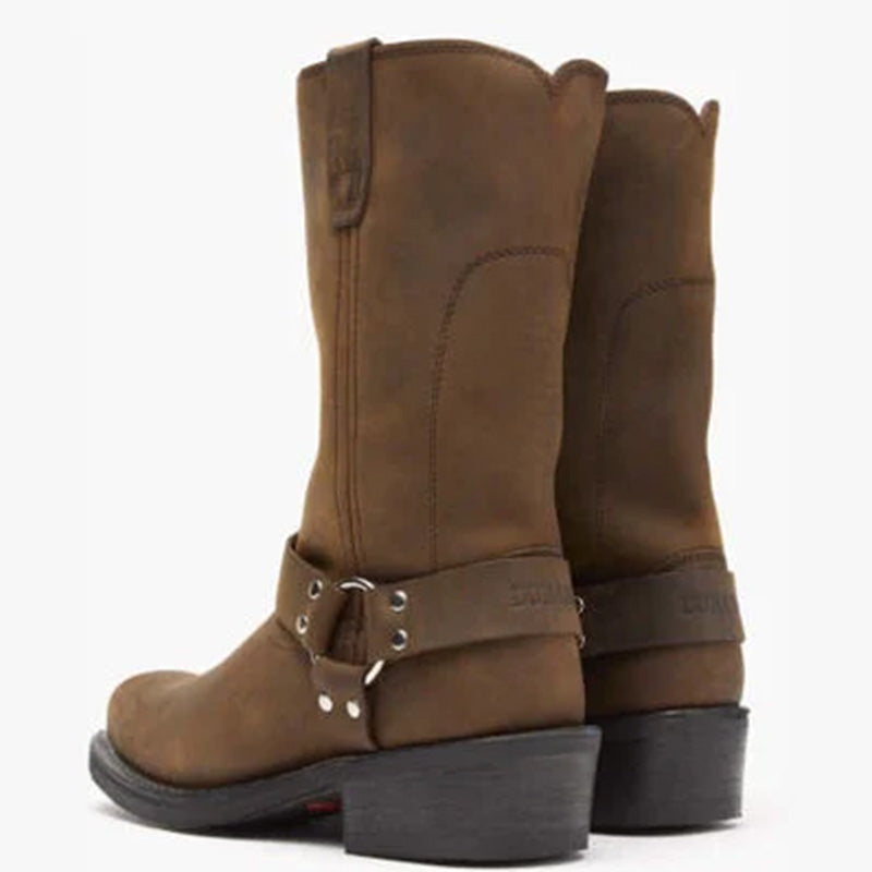 Brown Harness Boot