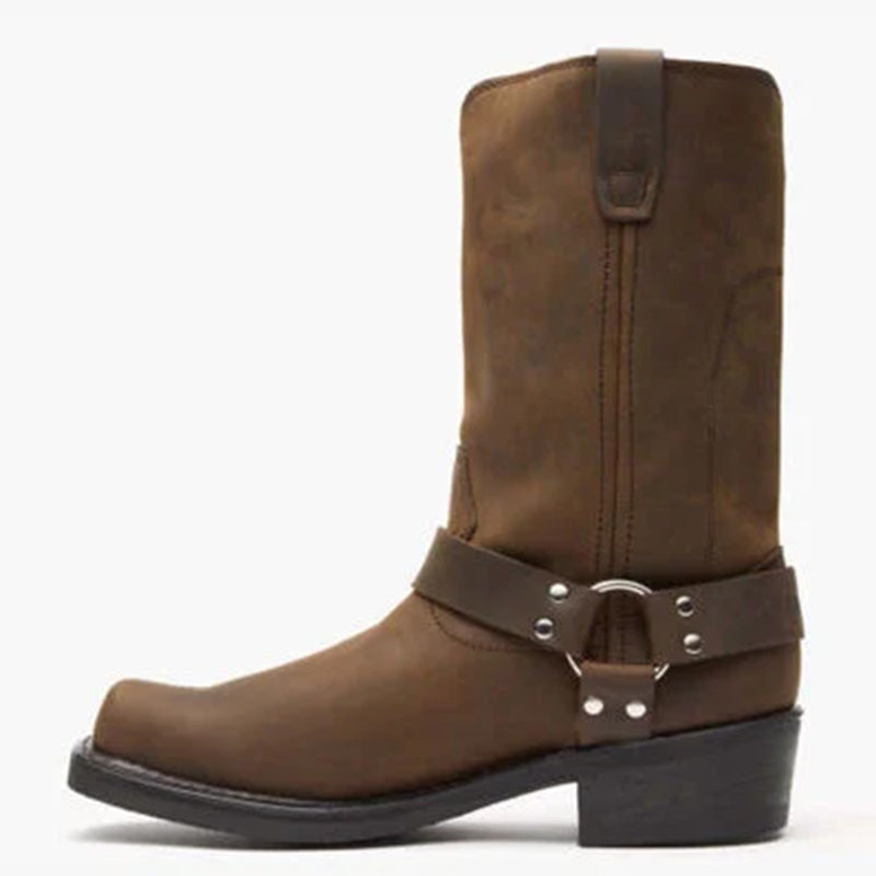 Brown Harness Boot