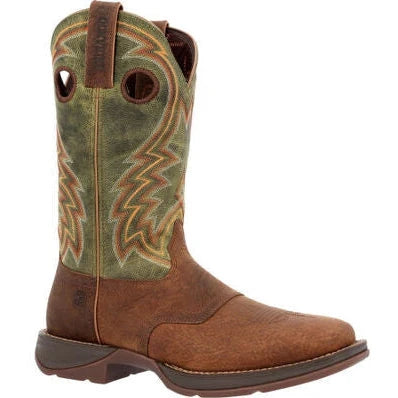 Rebel 12" Green Work Boot