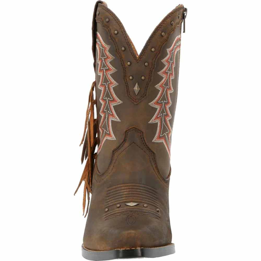 Crush Roasted Pecan Western Booties