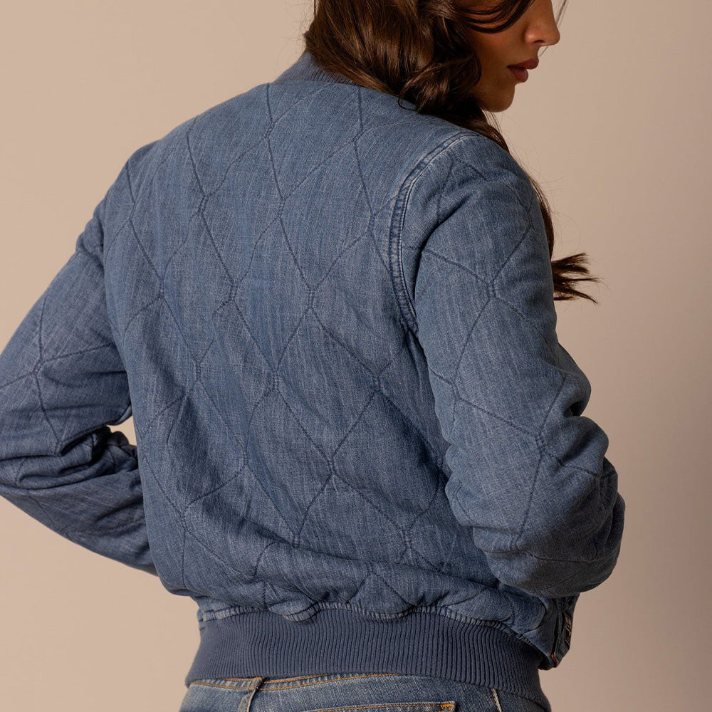 Marino Bomber Indigo Jacket