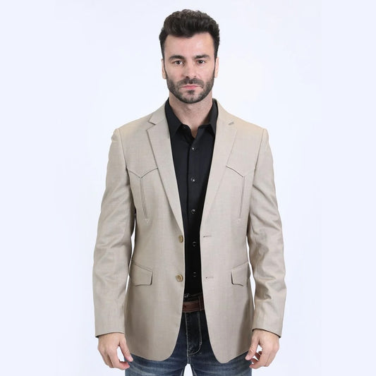 Double Button Western Blazer