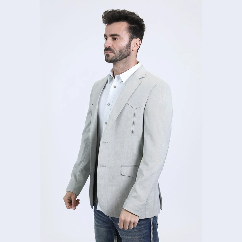 Double Button Western Blazer