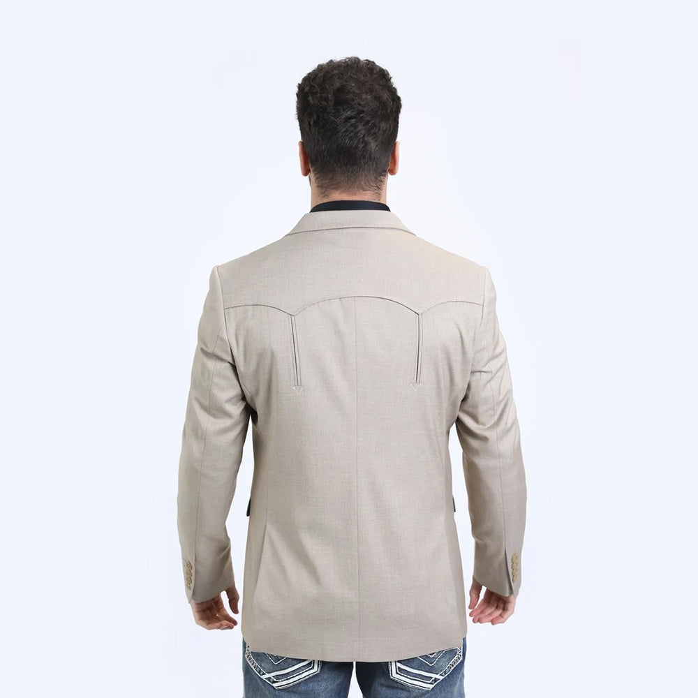 Double Button Western Blazer