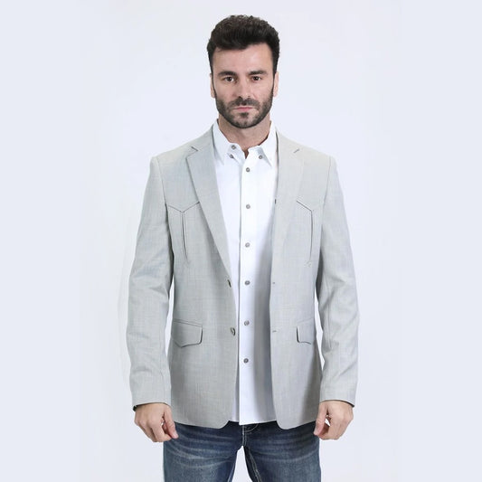 Double Button Western Blazer
