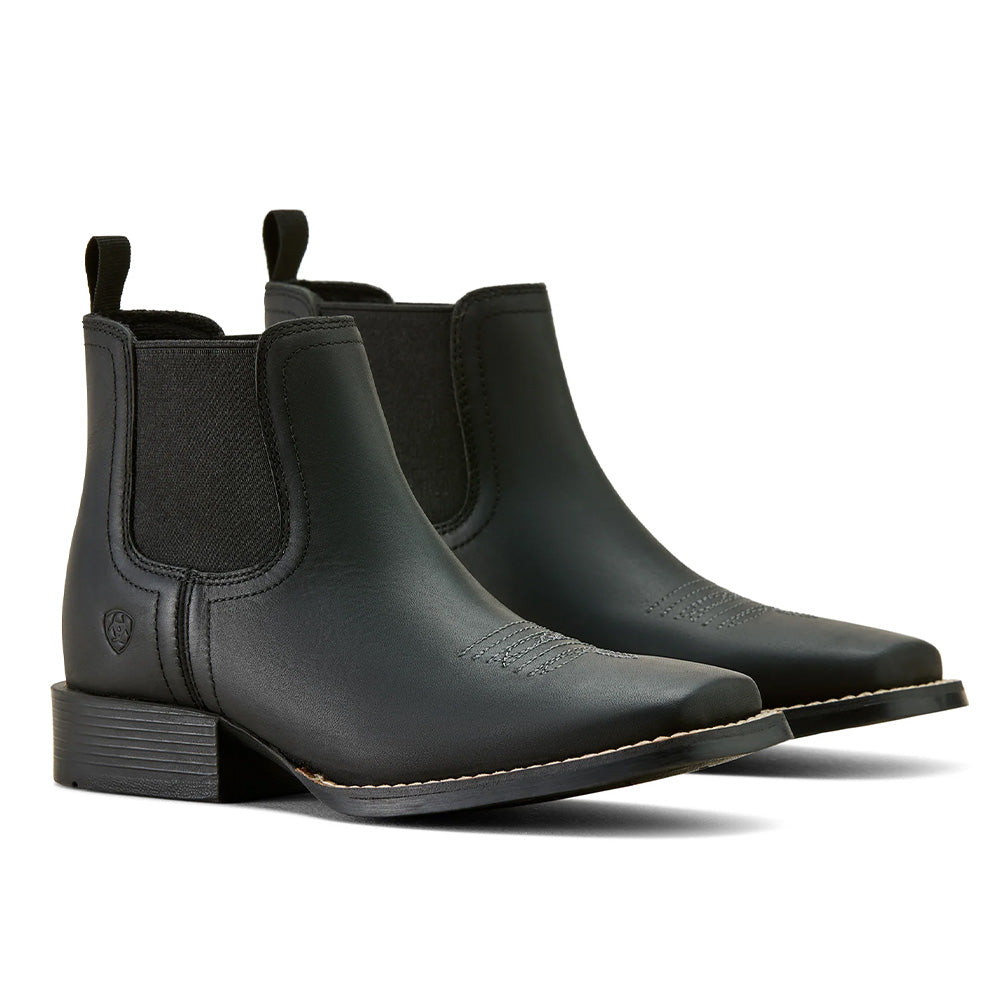 Booker Black Chelsea Western Boot
