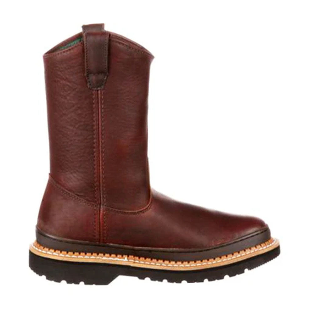 Giant Pull-On Soggy Brown Work Boot