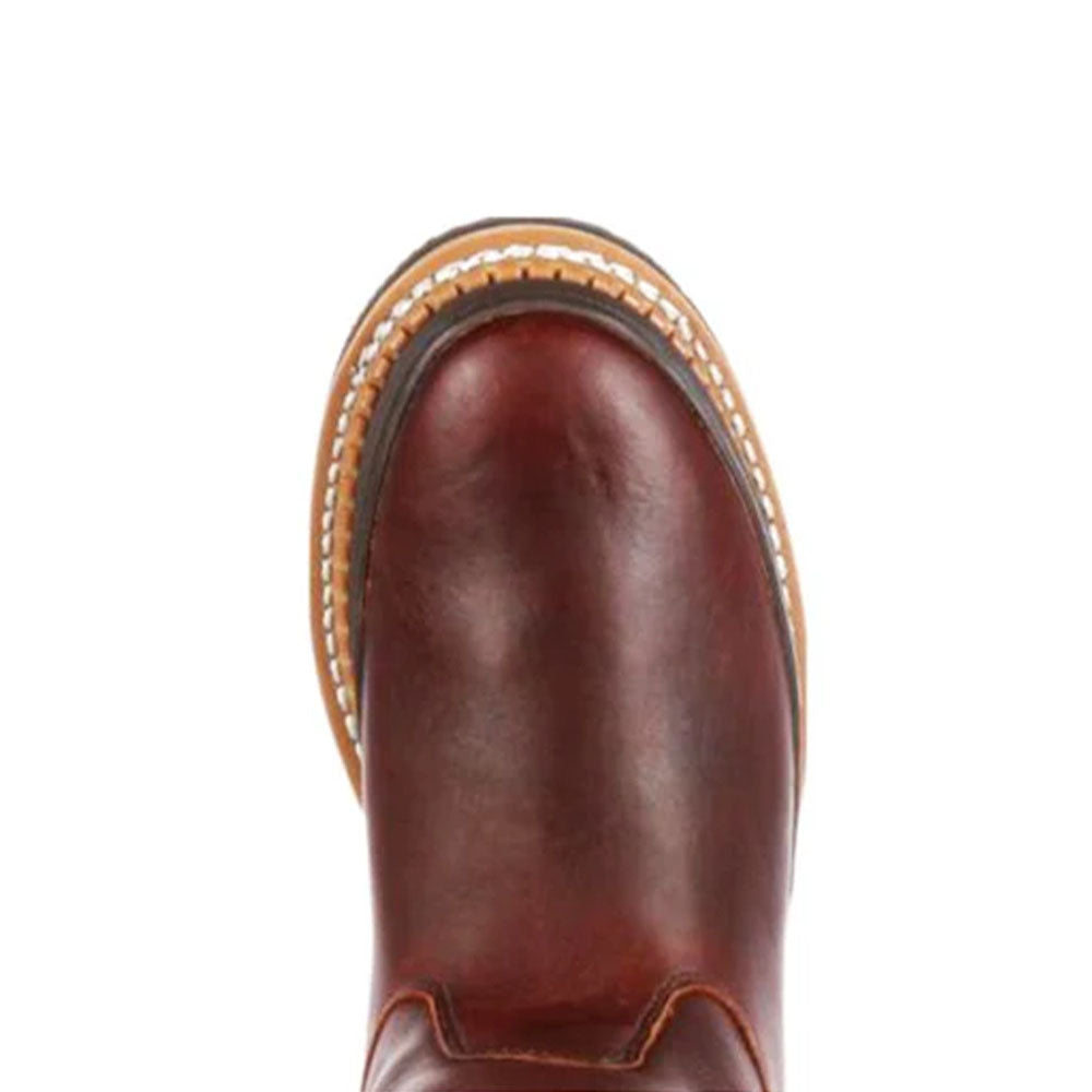Giant Pull-On Soggy Brown Work Boot