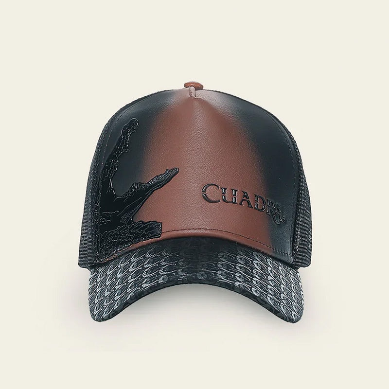 Caiman Leather snapback