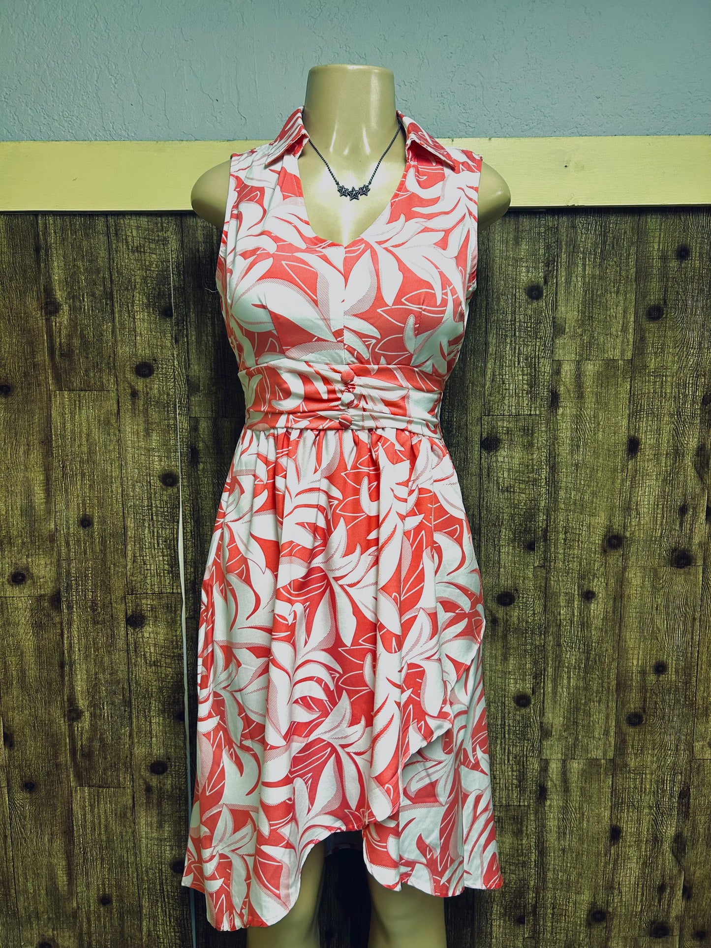 Pink Floral Dress