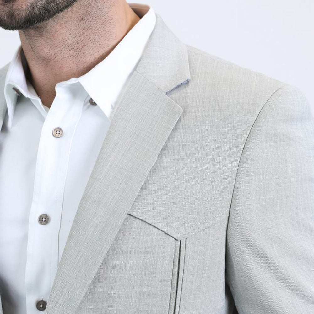 Double Button Western Blazer