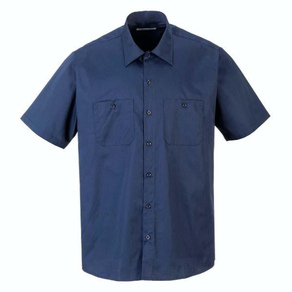 Industrial Navy Work Shirt