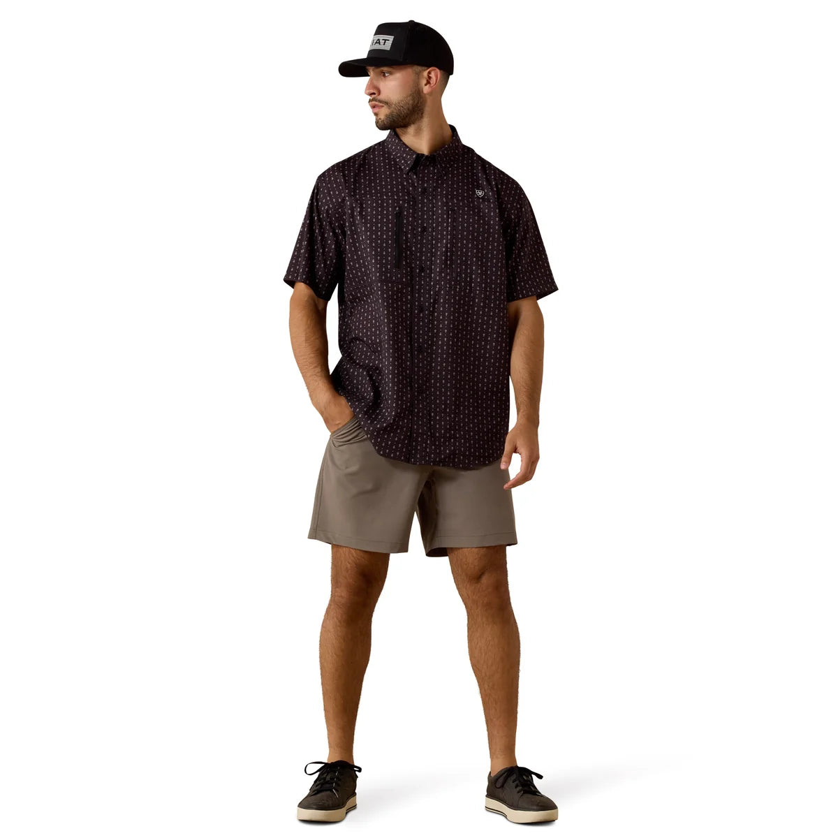 10073431 Printed VentTEK Black Classic Cut